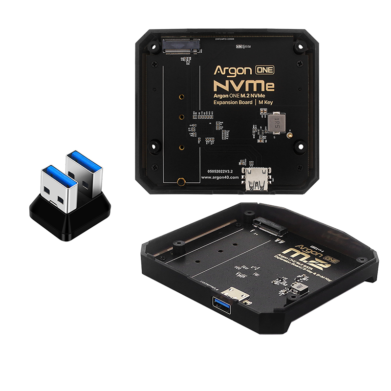 Pi 4 Case - Argon ONE M.2 Expansion Board USB