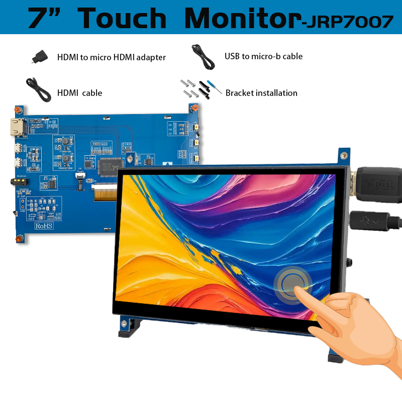 Raspberry Pi 4 - IPS 7Inch HDMI-compatible Monitor AIDA64 LCD