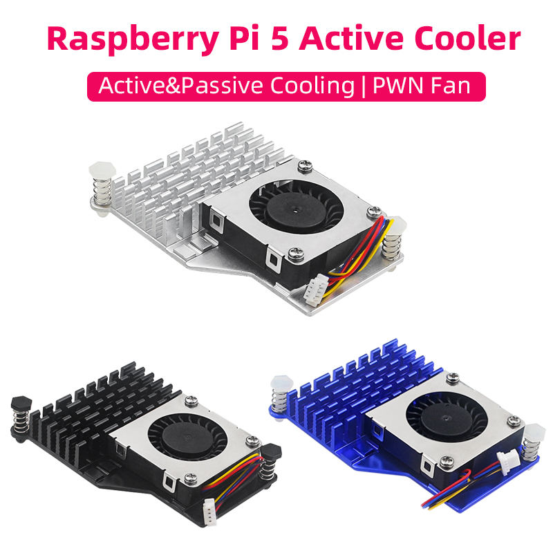 Pi 5 Case - Raspberry Pi 5 Active Cooler Aluminum