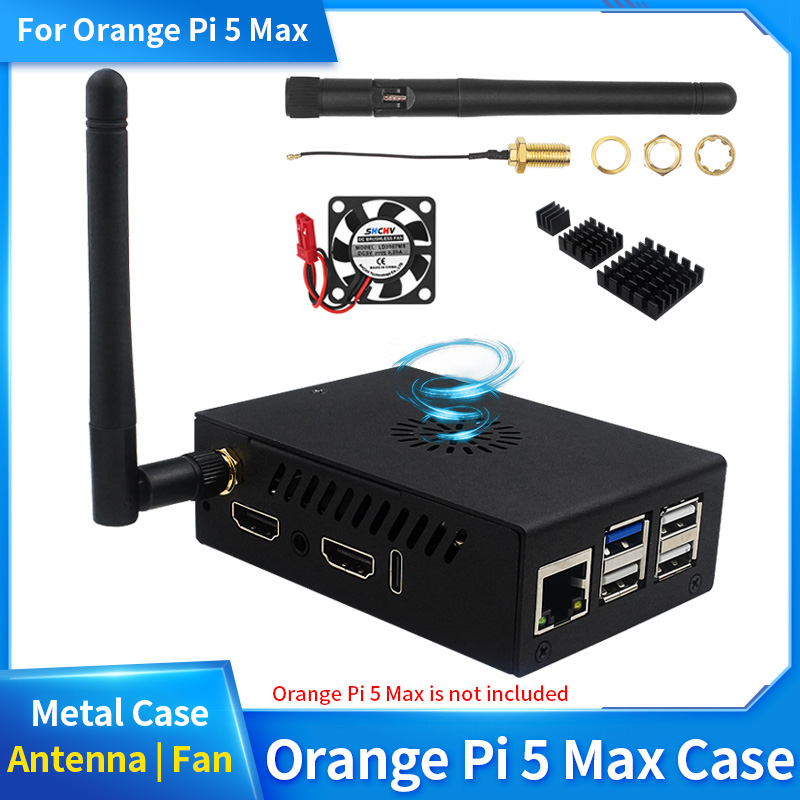 Orange Pi 5 Max Case with Fan  - Pi 5 Case review and price