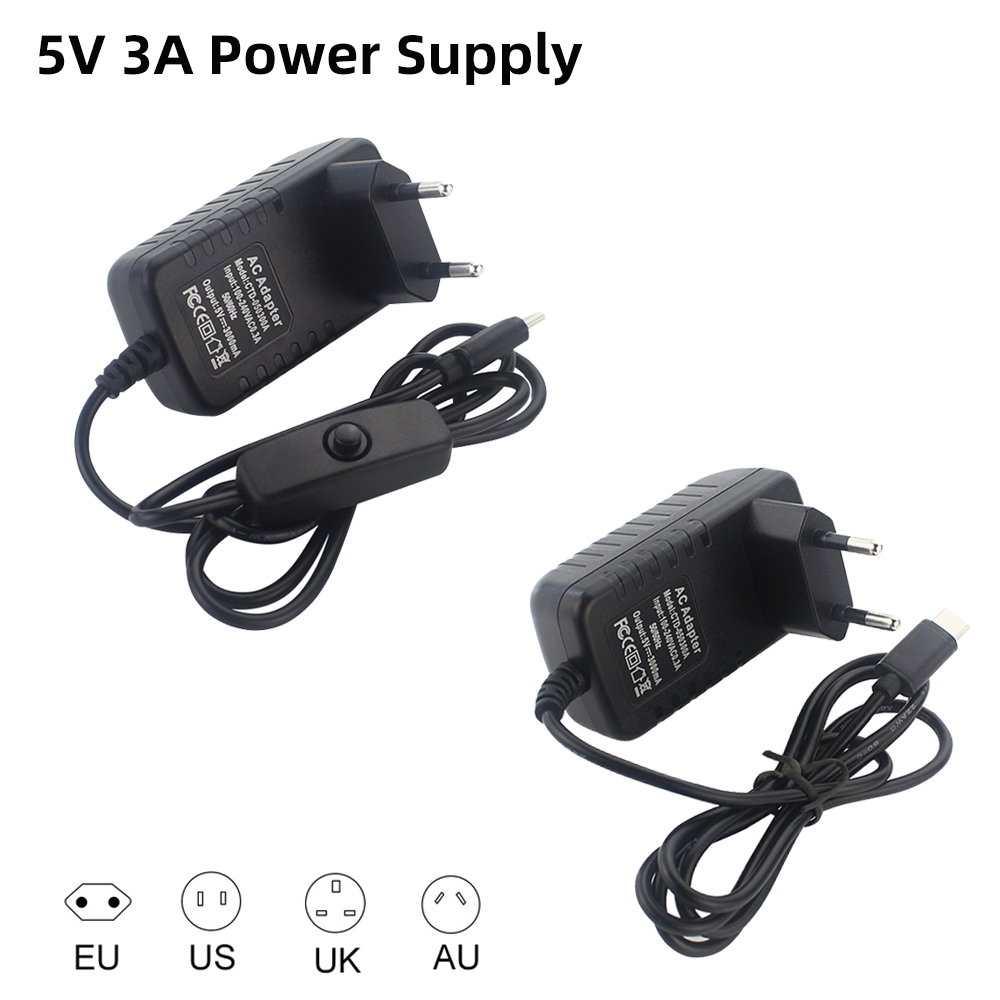 5V 3A Raspberry Pi 4 Power Sup - Pi Power Supply review and price