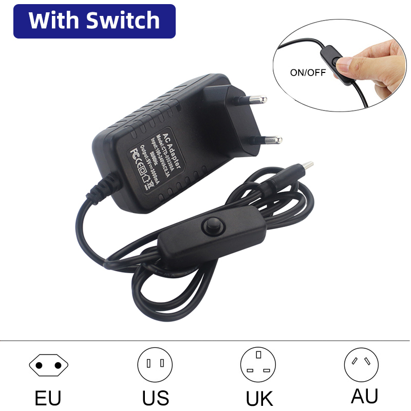 5V 3A Raspberry Pi 4 Power Sup - Pi Power Supply review and price