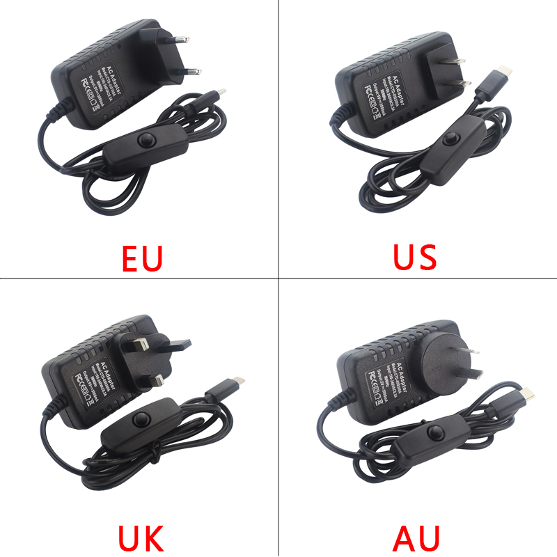 5V 3A Raspberry Pi 4 Power Sup - Pi Power Supply review and price