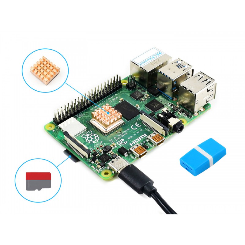 Raspberry Pi 4 Model B Starter - Pi Power Supply review and price