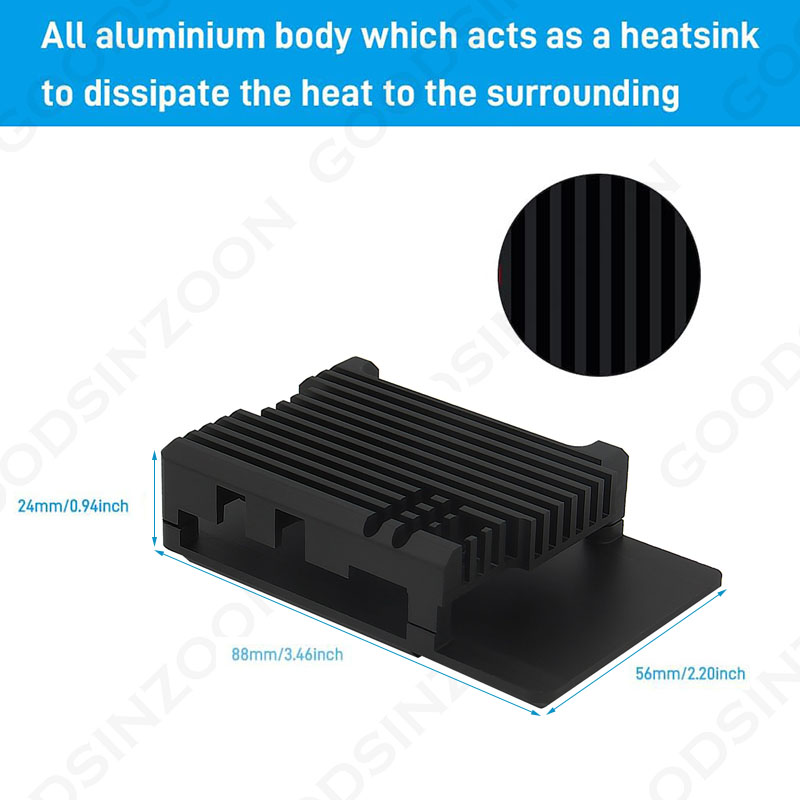 Raspberry Pi 5 Aluminum Armor  - Pi Cooler review and price