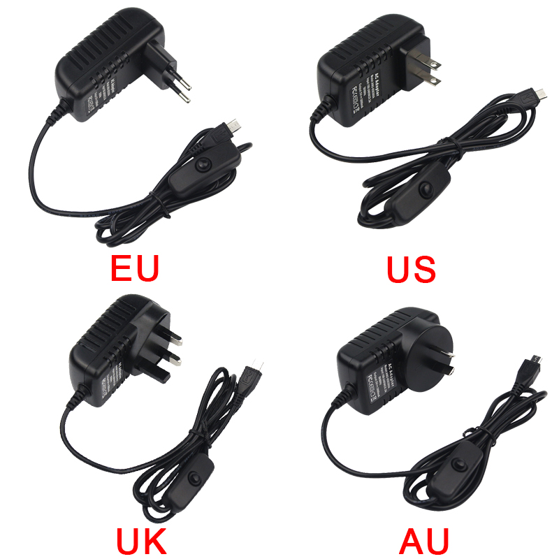 5V 3A Raspberry Pi 3 Model B+  - Pi Power Supply review and price