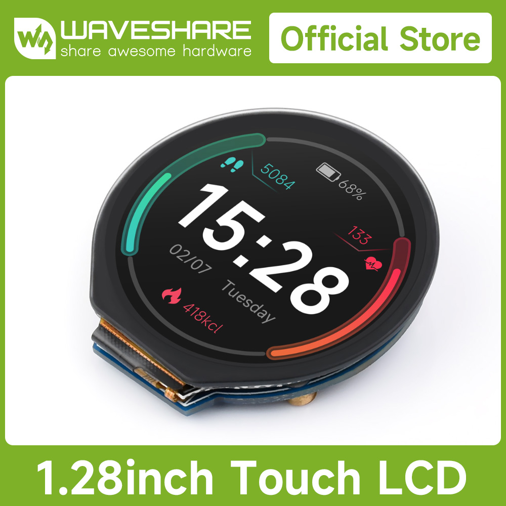 Waveshare 1.28inch Round LCD D - Pi Display review and price