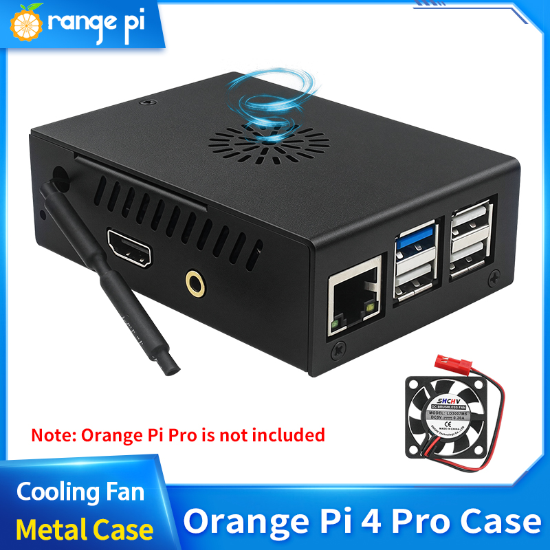 Orange Pi 4 Pro Metal Case Bla - Pi Power Supply review and price