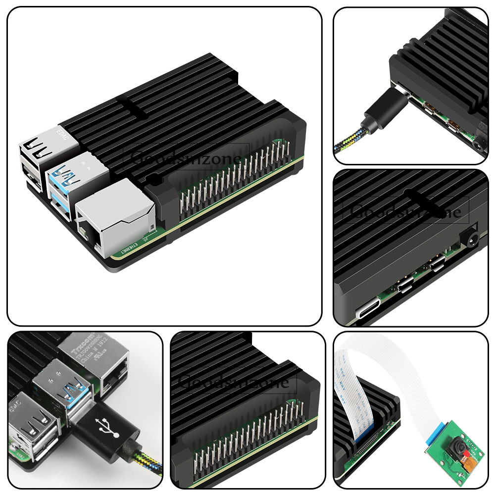 Armor Aluminum Case for Raspbe - Pi 4 Case review and price