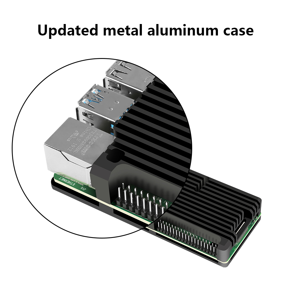 Armor Aluminum Case for Raspbe - Pi 4 Case review and price