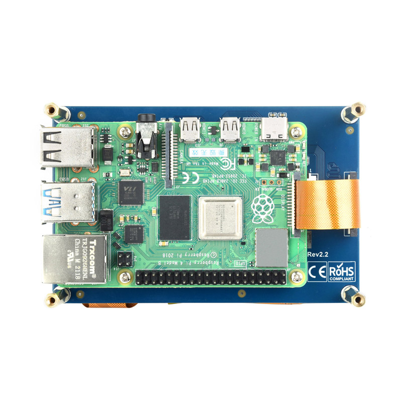 Raspberry Pi 4.3inch DSI Displ - Pi 5 Case review and price
