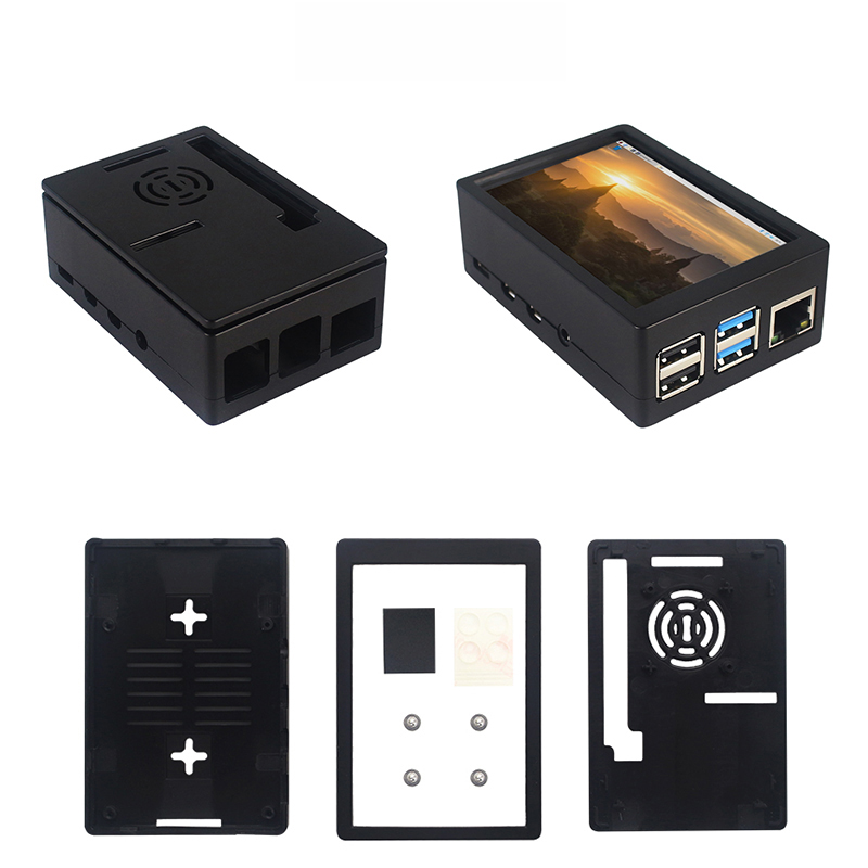 3.5 inch Raspberry Pi 4 Touch  - Pi 4 Case review and price