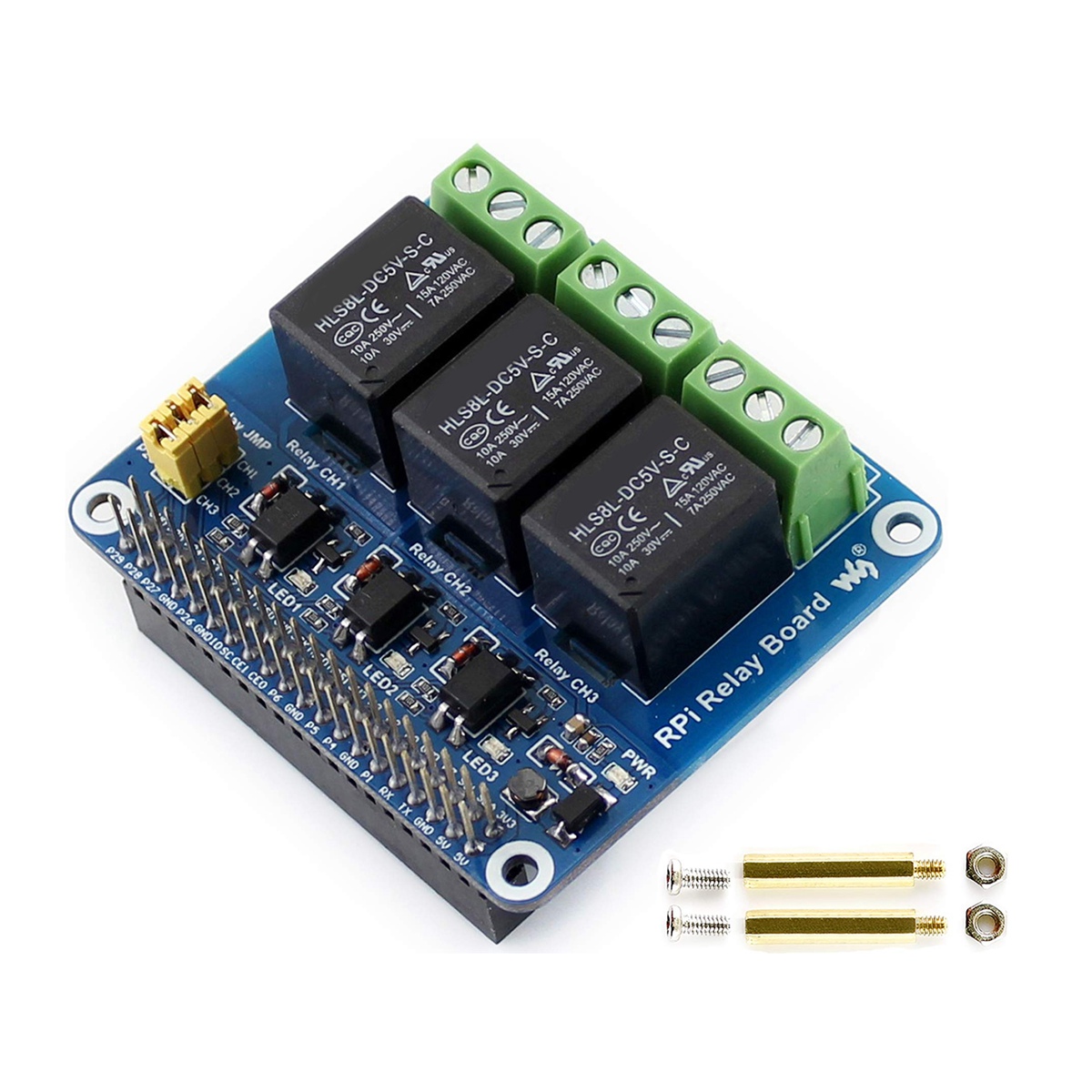 Waveshare 5V 3-Channel Relay M - Pi Zero review and price
