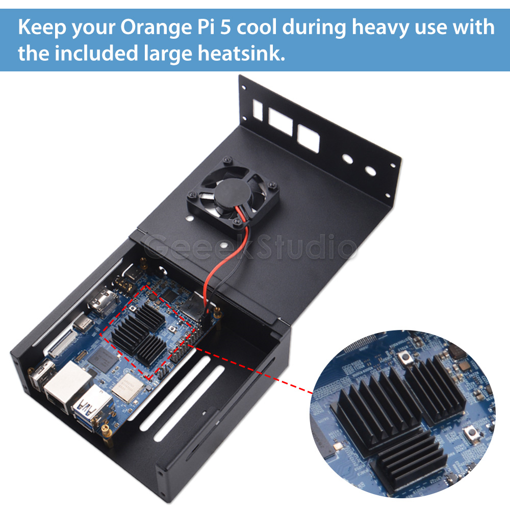 Orange Pi 5/5B Metal Protectiv - Pi Cooler review and price