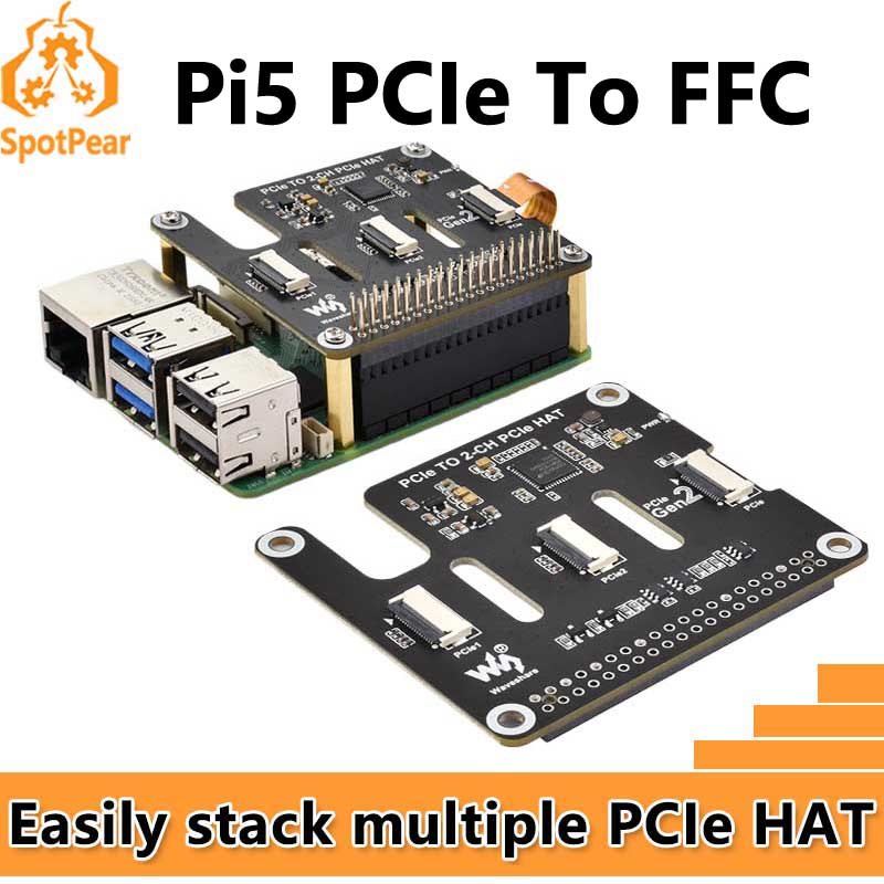 Raspberry Pi 5 PCIe to 2-CH PC - Pi Cooler review and price