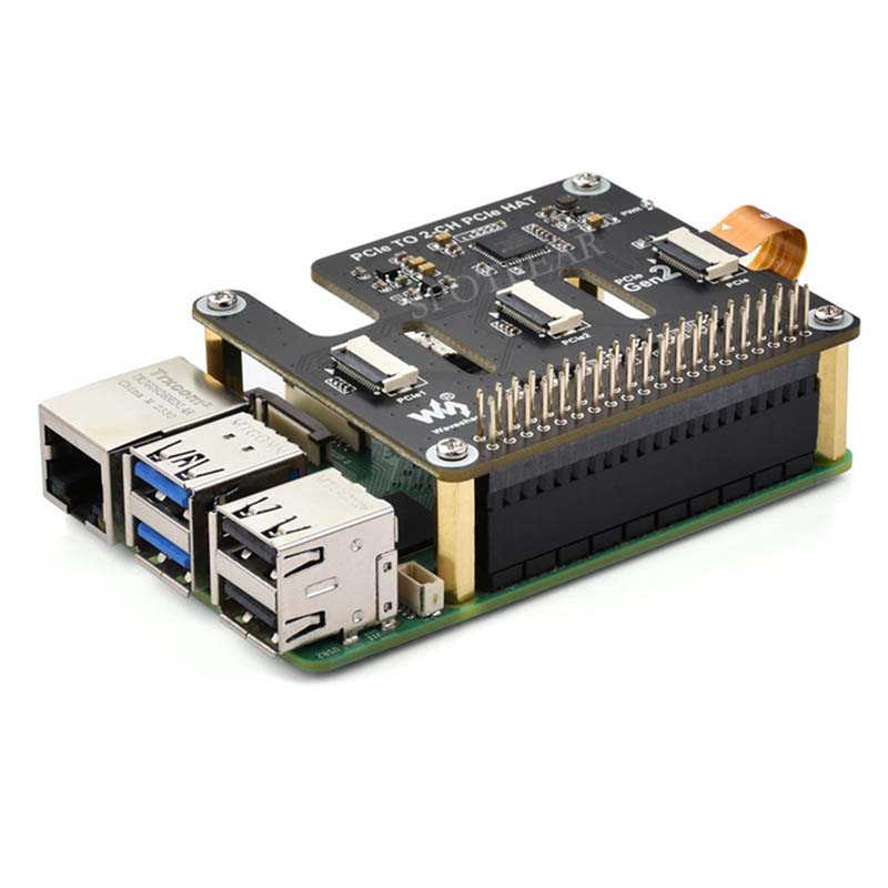 Raspberry Pi 5 PCIe to 2-CH PC - Pi Cooler review and price