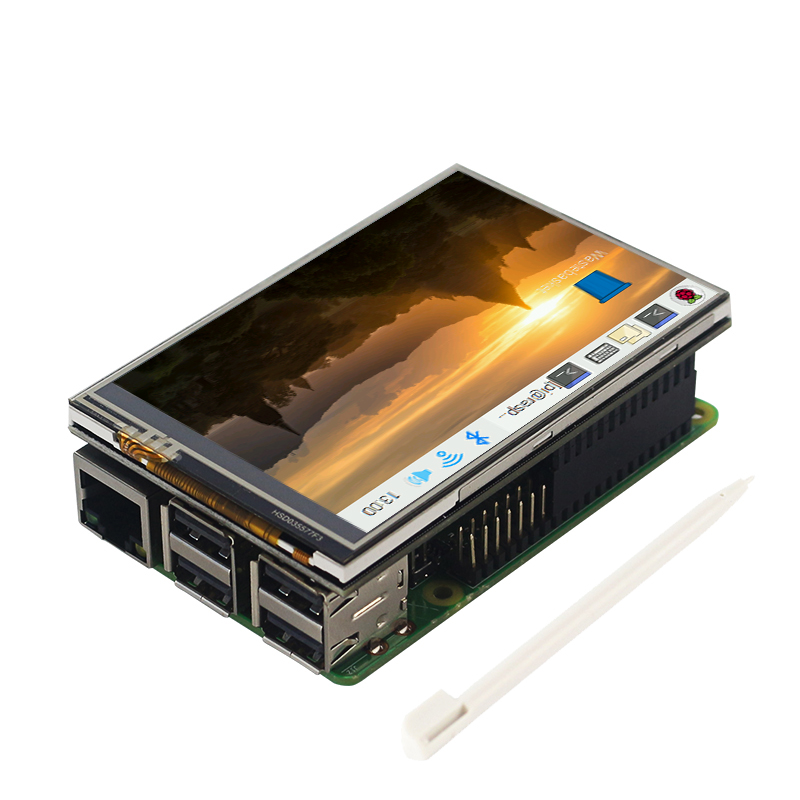 Raspberry Pi  3.5 inch Touch S - Pi 4 Case review and price