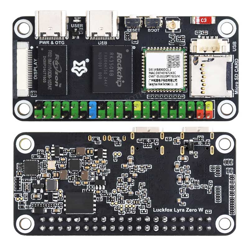 Luckfox Lyra Zero W RK3506B Ro - Pi Zero review and price