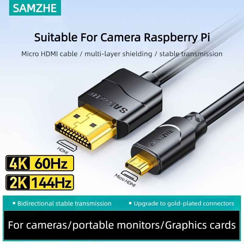 SAMZHE Micro HDMI-Compatible 4 - Pi Camera Cable review and price