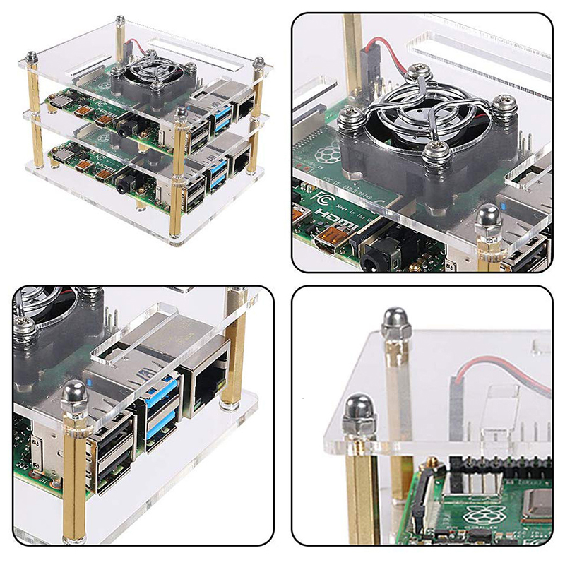 Raspberry Pi 4B 3B 3B+ 2B 15 L - Pi Cooler review and price