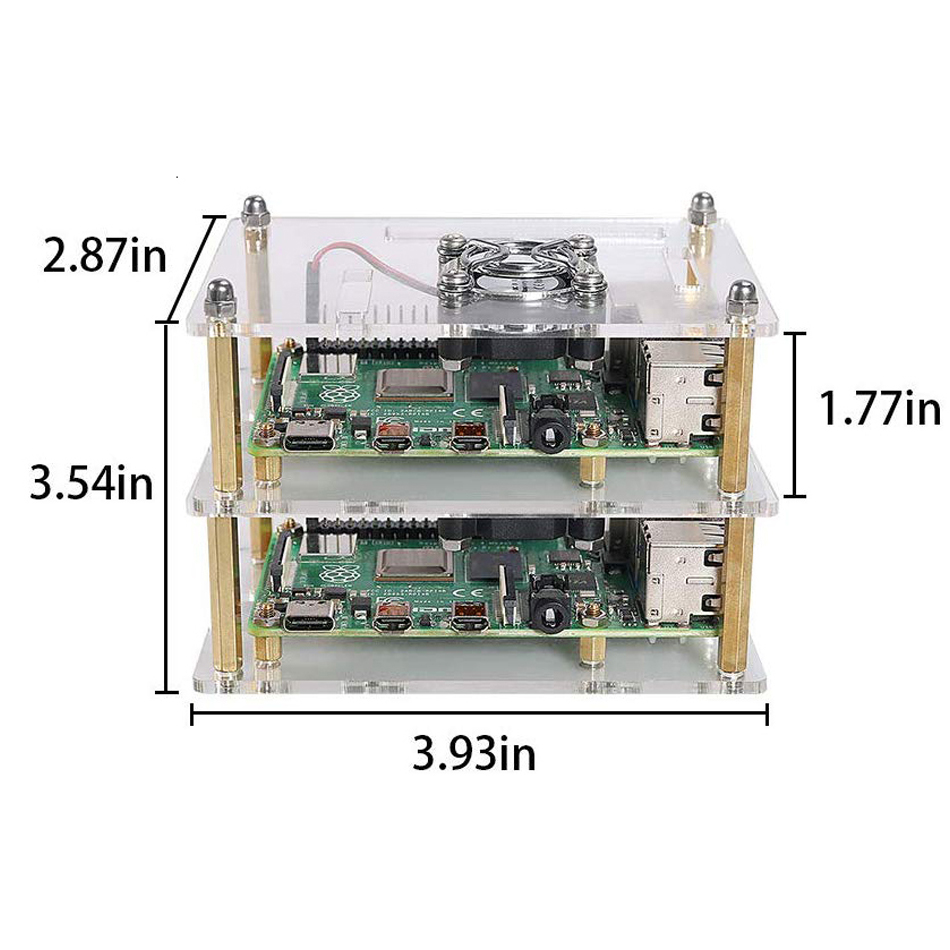 Raspberry Pi 4B 3B 3B+ 2B 15 L - Pi Cooler review and price