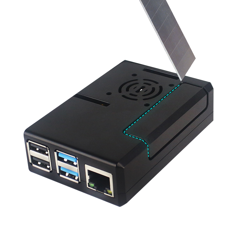Raspberry Pi ABS Case Black Pl - Pi Power Supply review and price