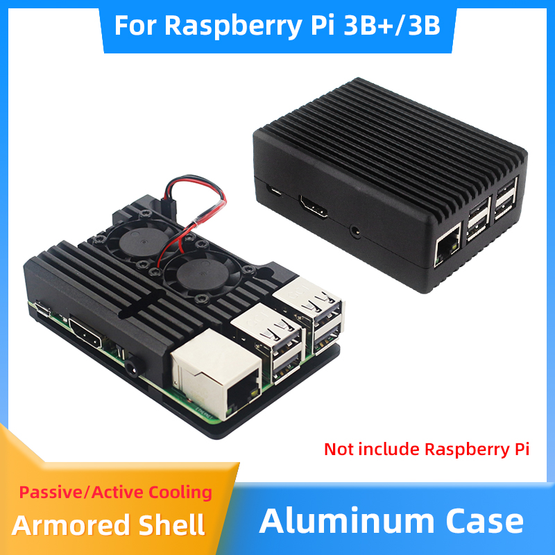 Raspberry Pi 3B+ 3B Aluminum C - Pi Cooler review and price