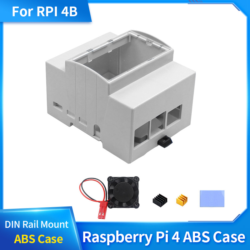 Raspberry Pi 4 ABS Case DIN Ra - Pi 4 Case review and price