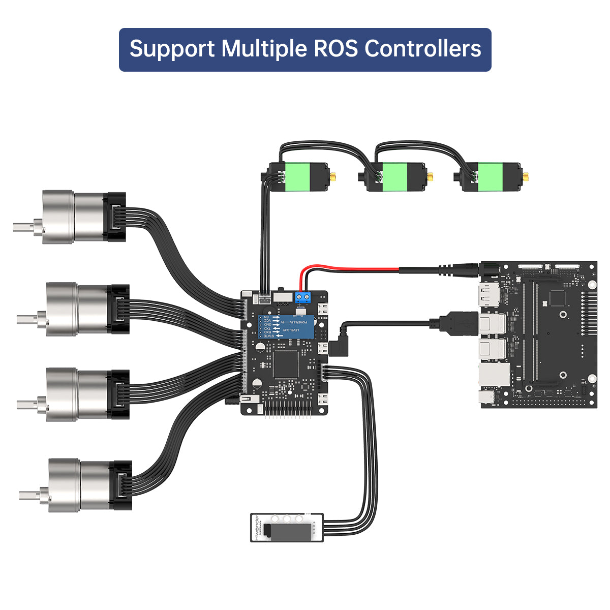 ROS Robot Control Board for JE - Raspberry Pi 4 review and price